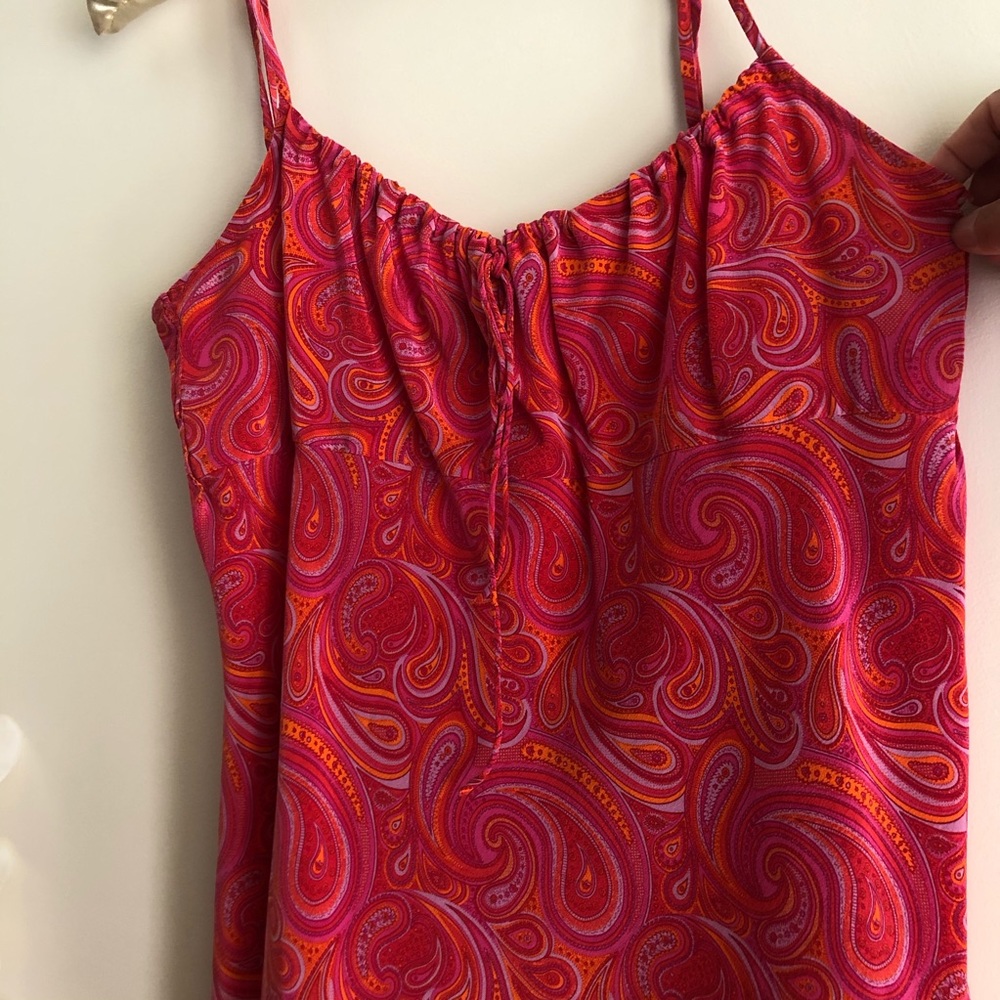 Banana Republic Paisley Tank Top Size L - Picture 5 of 15